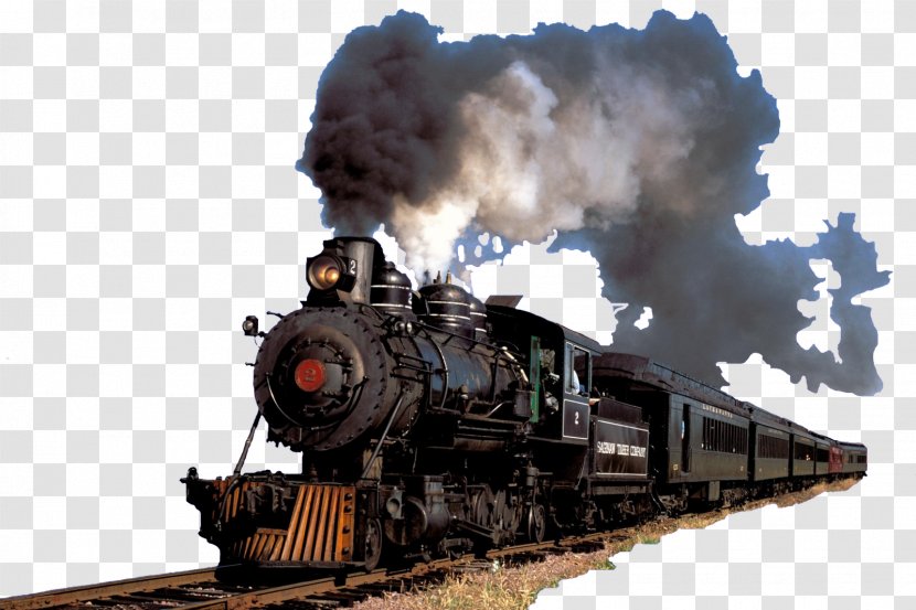 Train Steam Engine Track Locomotive - Vapor Transparent PNG
