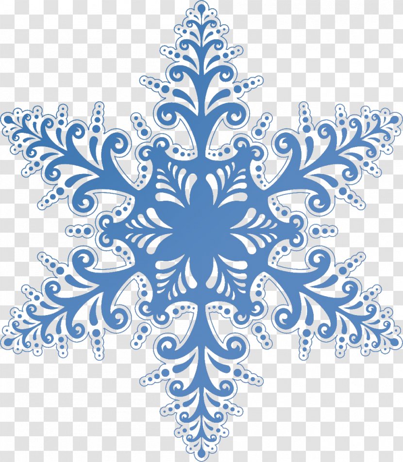 Snowflake Clip Art - Nucleation - Blue Transparent PNG