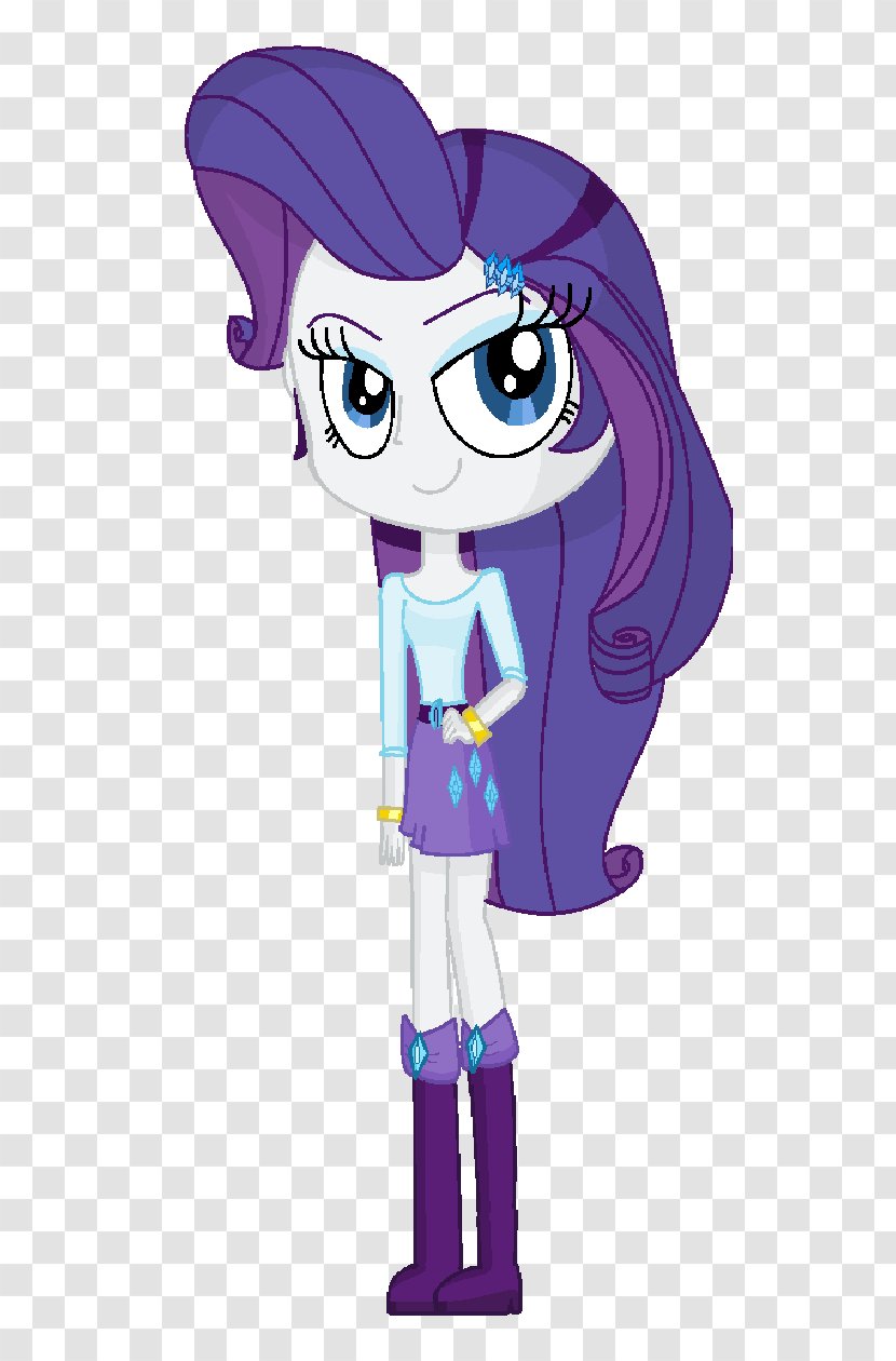 Clip Art Illustration Vertebrate Figurine Purple - Mascot - Rarity Equestria Girls Base W Hair Transparent PNG
