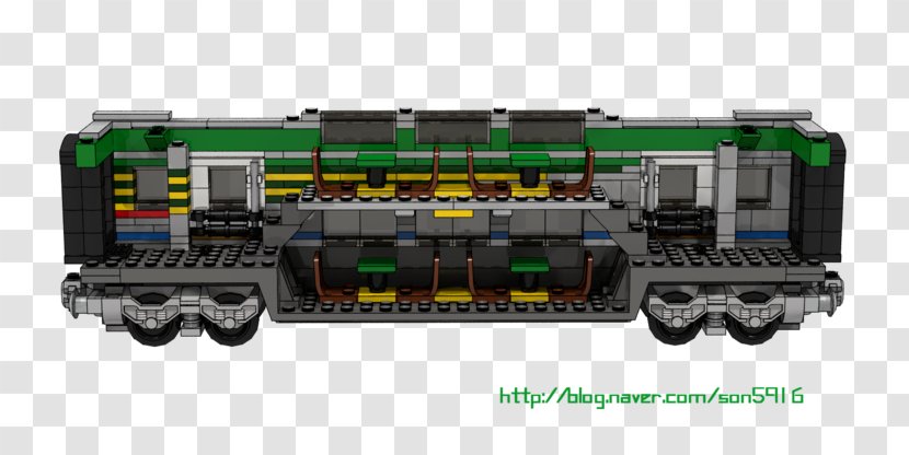 Passenger Car Train Railroad Locomotive Rail Transport - Double-deck Transparent PNG