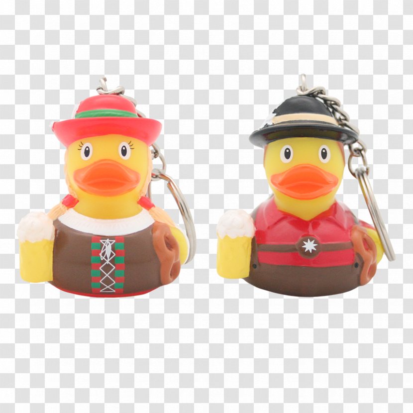 Rubber Duck Aix Key Chains - Ducks Geese And Swans Transparent PNG