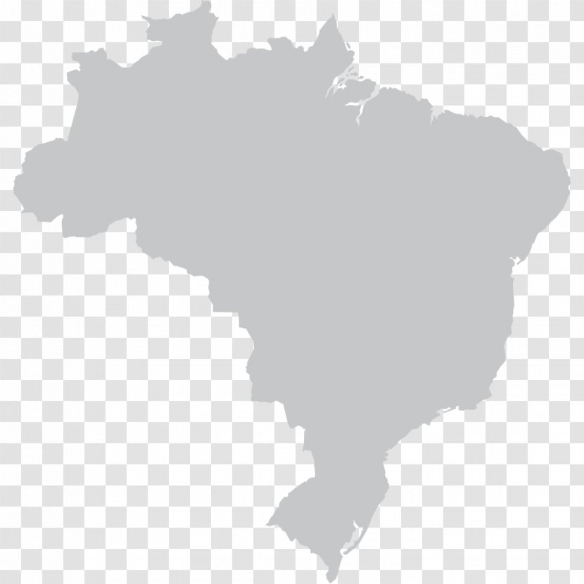 Brazil United States Royalty-free - Blank Map Transparent PNG