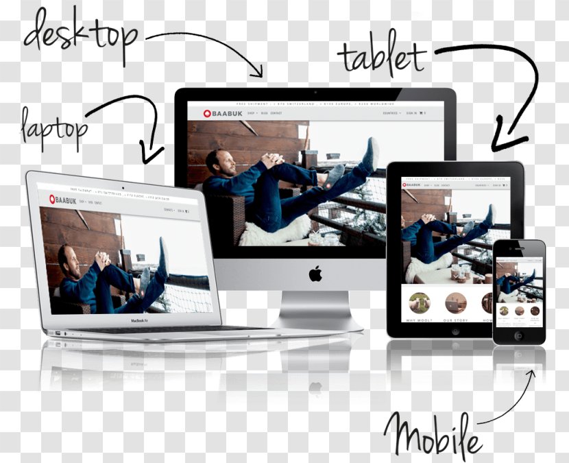 Responsive Web Design Website Page - Electronics Transparent PNG