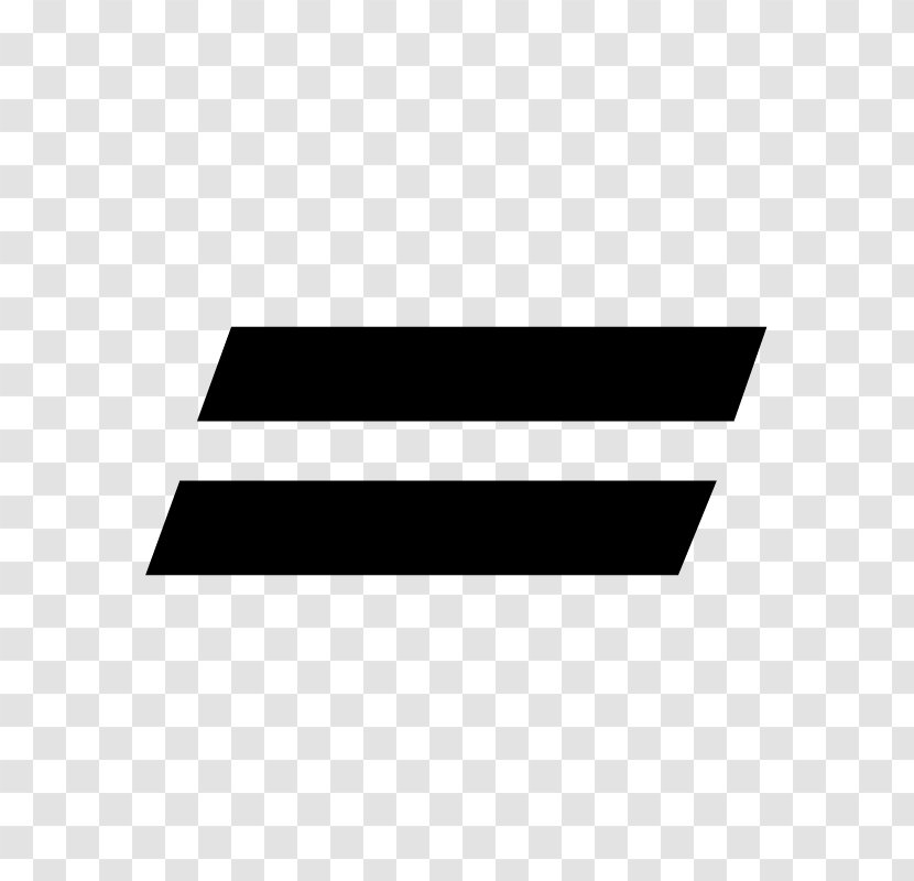 Equals Sign Equality Symbol Tenby Mathematics Transparent PNG