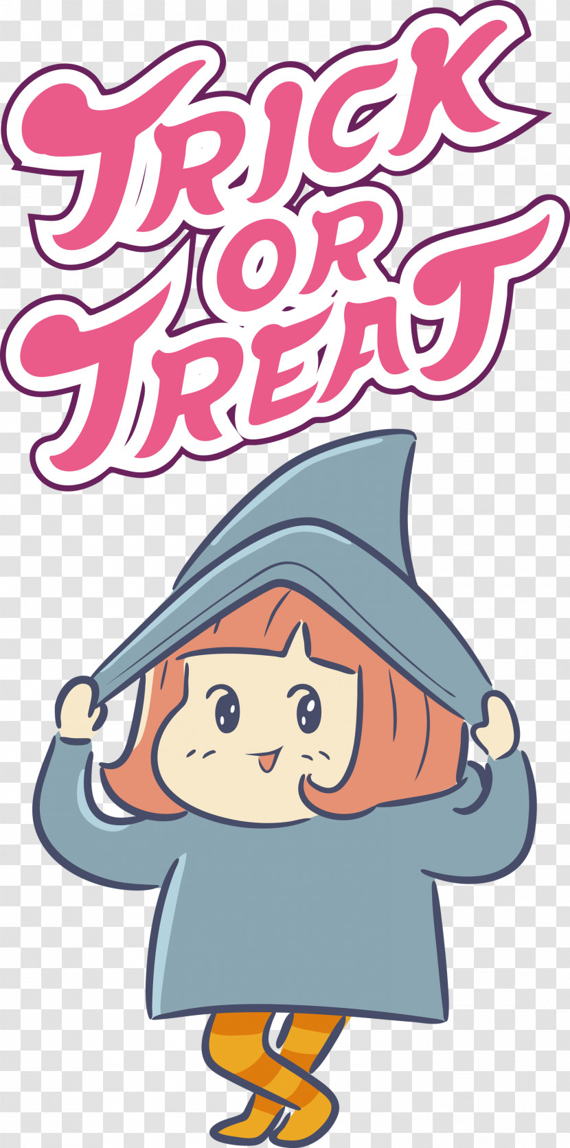 TRICK OR TREAT Happy Halloween Transparent PNG