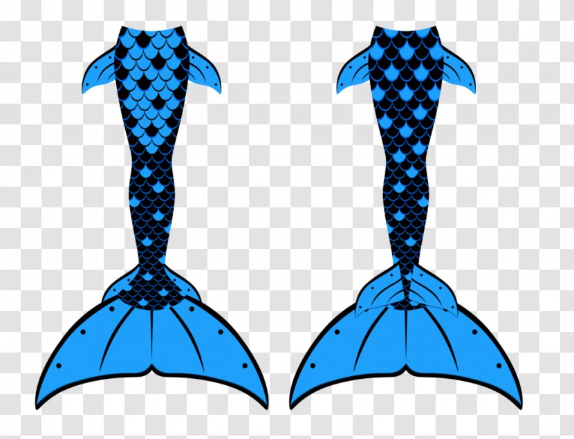 Cobalt Blue Electric - Marine Mammal - Mermaid Tail Transparent PNG