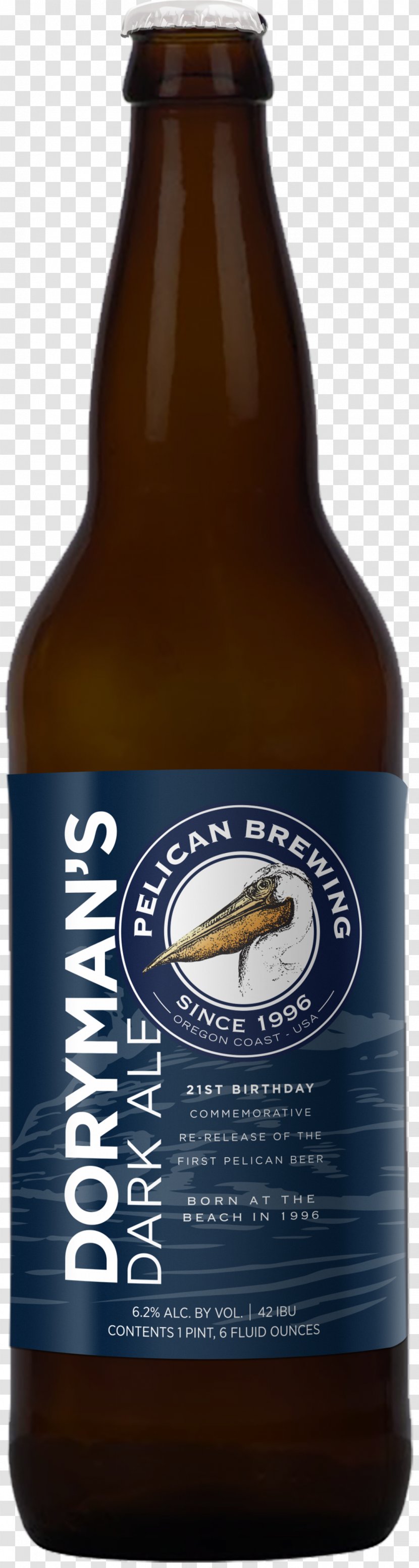 India Pale Ale Pelican Brewing Beer Bottle Transparent PNG