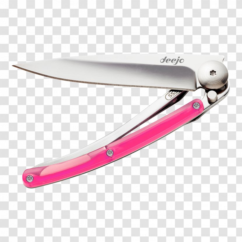 Pocketknife Liner Lock Color Cutlery - White - Knife Transparent PNG