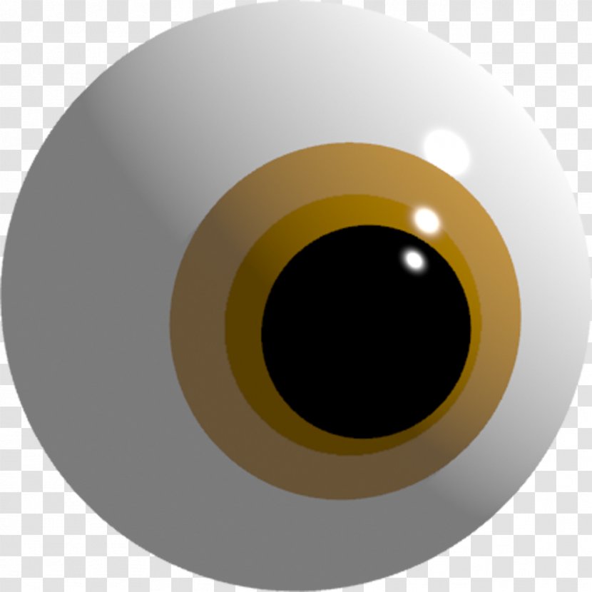 Eye Font - Yellow - Design Transparent PNG