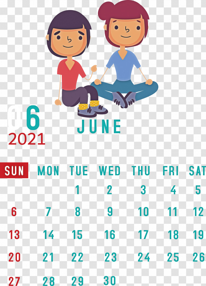 June 2021 Calendar 2021 Calendar June 2021 Printable Calendar Transparent PNG