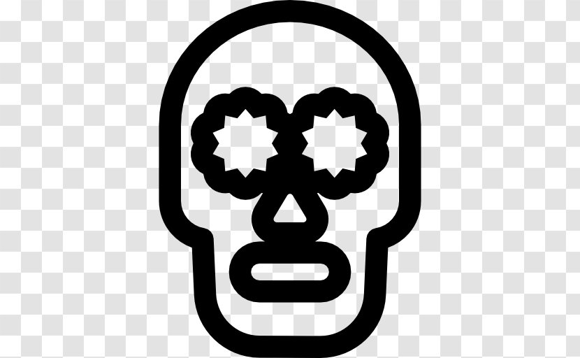 Calavera Mexican Cuisine Clip Art - Face - Skull Transparent PNG