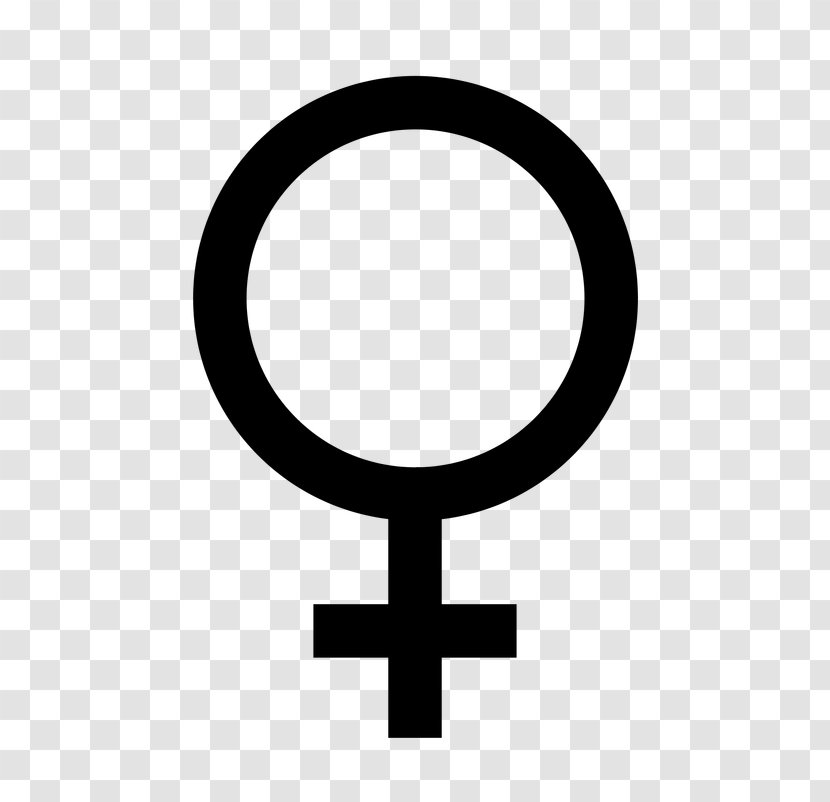 Símbolo De Venus Planet Symbols Gender Symbol - Cross Transparent PNG