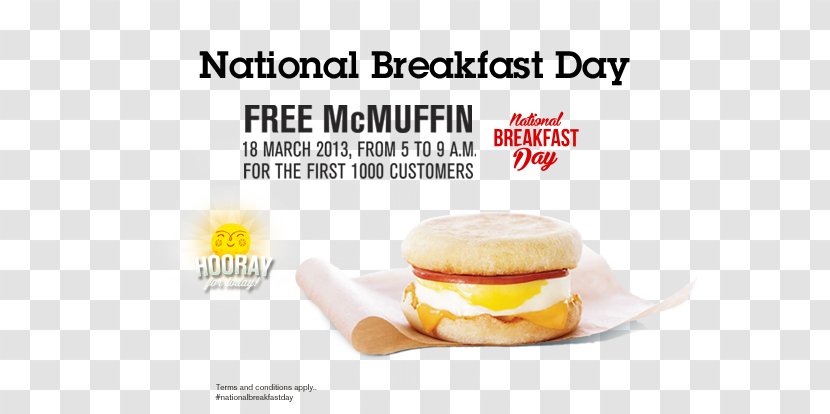 McGriddles Breakfast Filipino Cuisine Cheeseburger English Muffin - Celebrate National Day Transparent PNG