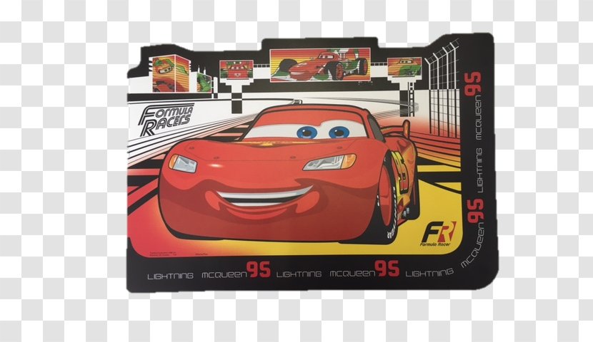 Disney Pixar Cars Formula Racers Placemat Lightning McQueen - Place Mats - Vinyl Placemats Transparent PNG