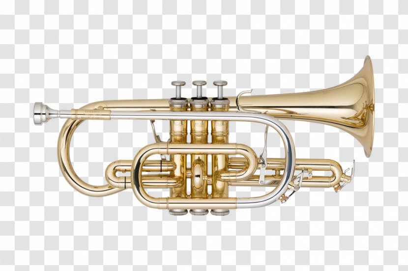 Cornet Brass Instruments Trombone Trumpet French Horns - Frame Transparent PNG