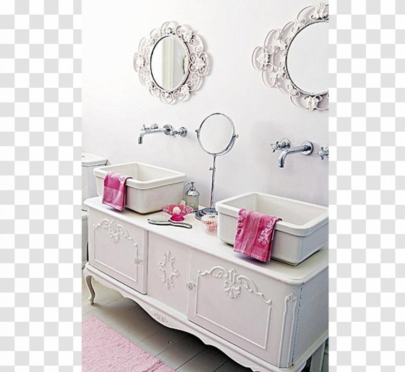 Bathroom Cabinet Shabby Chic Interior Design Services Vanity Transparent PNG