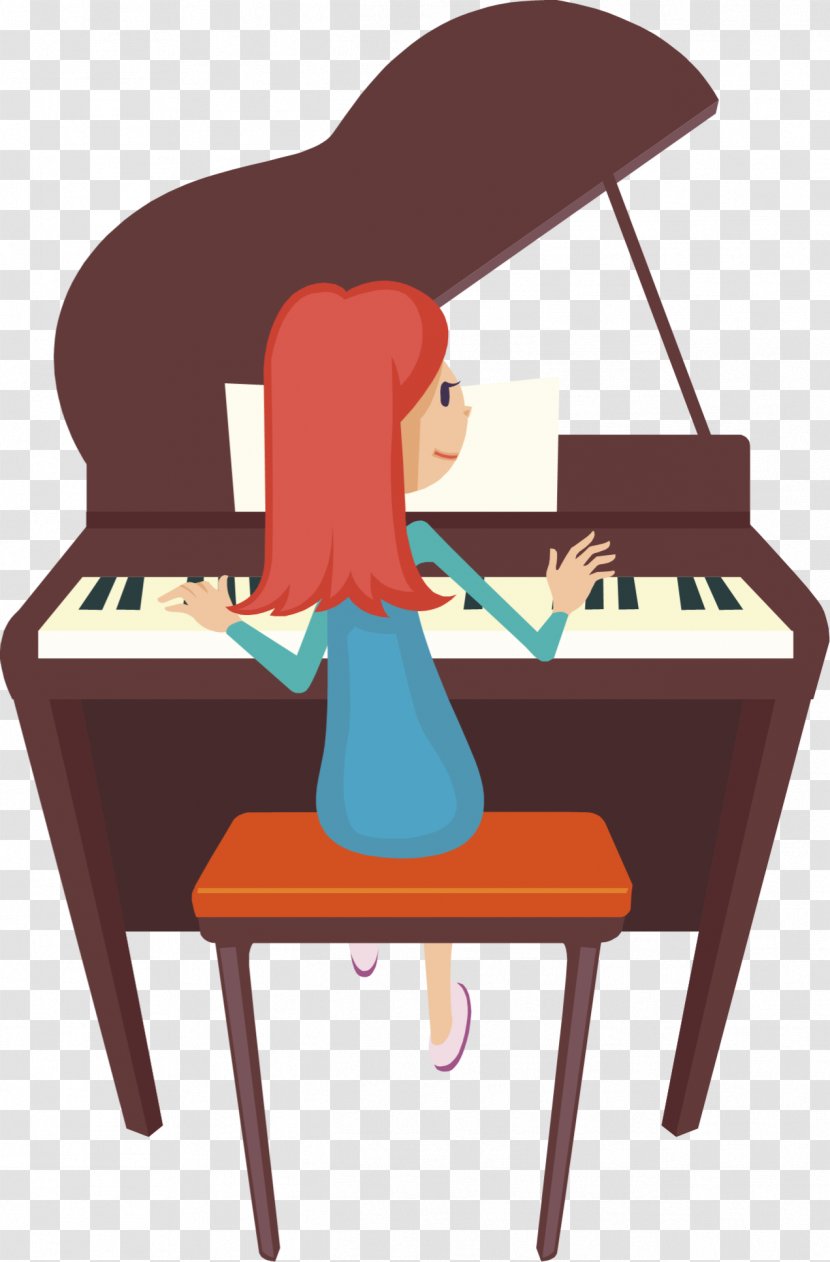 Player Piano Pianist Clip Art - Tree - Played Cliparts Transparent PNG
