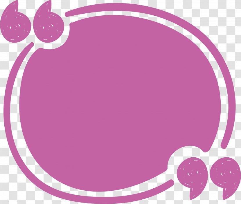 Quotation Reference Computer File - Petal - Purple Circular Box Transparent PNG
