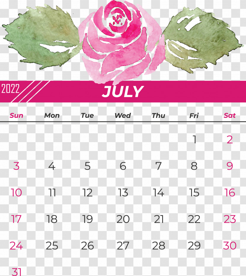 Line Calendar Font Pink M Meter Transparent PNG