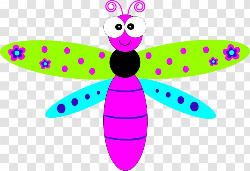 Cartoon Drawing Clip Art - Insect - Dragonfly Transparent PNG