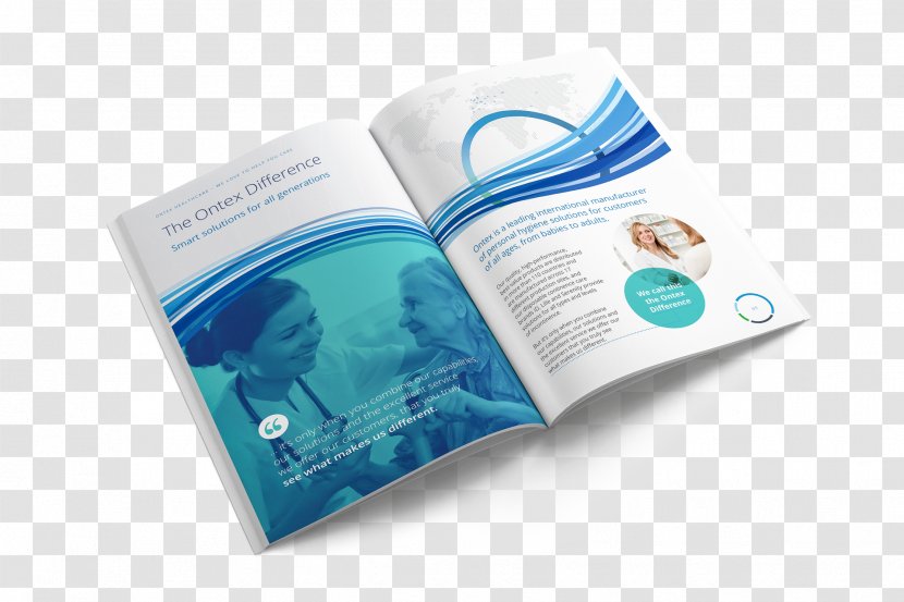 Graphic Designer Service - Brand - Blue Brochure Transparent PNG