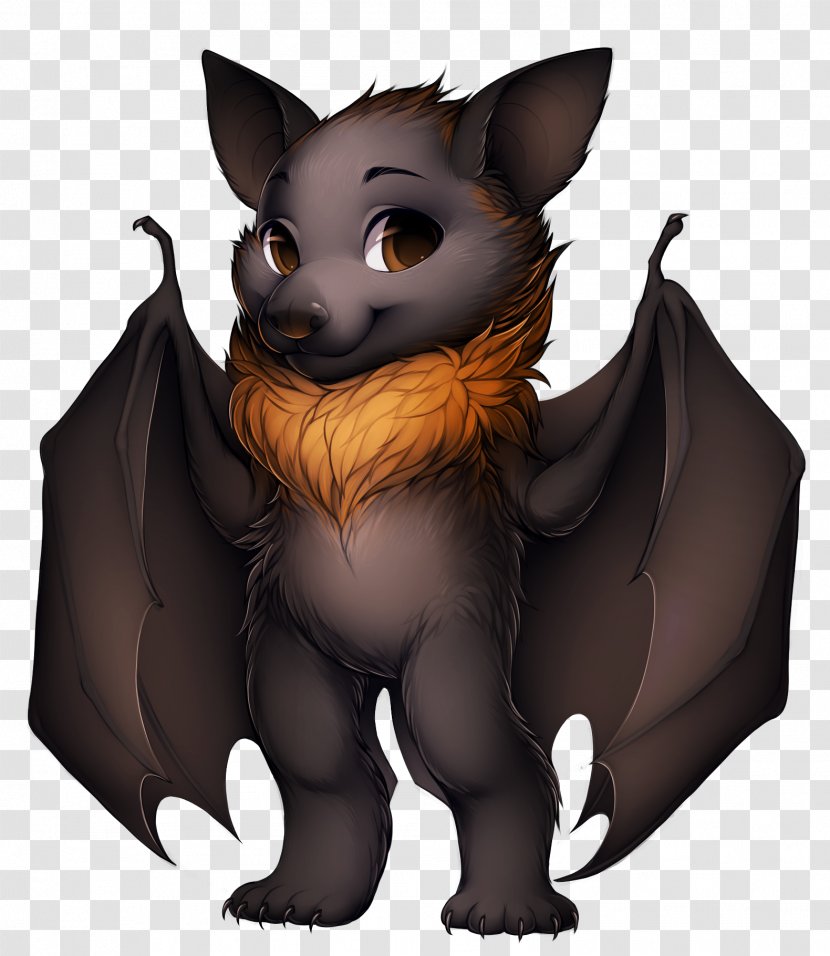 Bat Cat Image Drawing Furry Fandom - Flying Foxes Transparent PNG