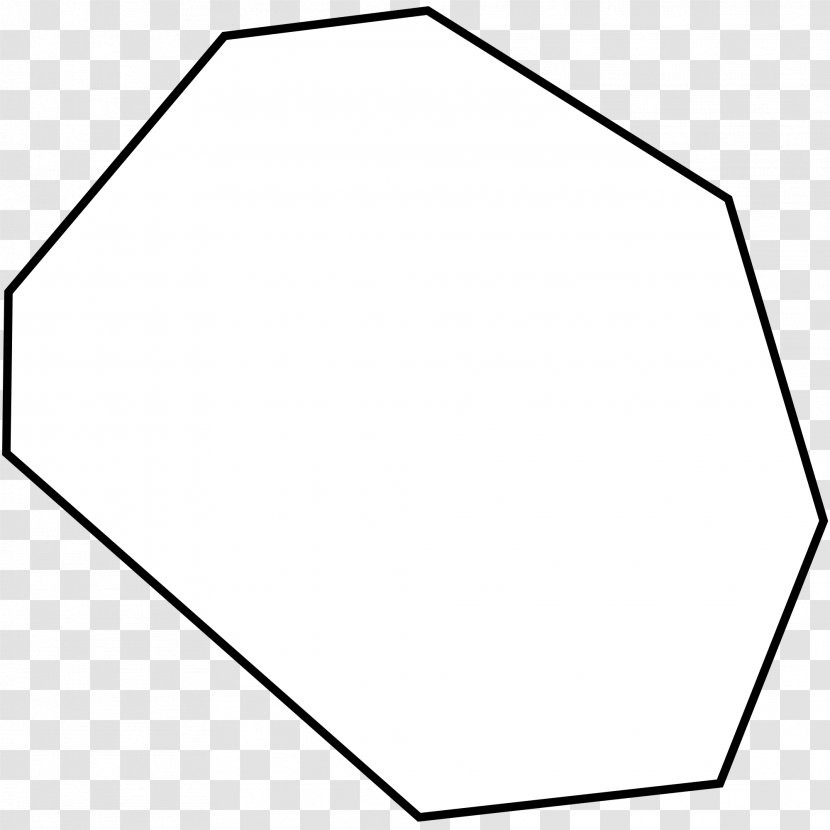Octagon Regular Polygon Internal Angle Hexagon - Pentadecagon - Irregular Lines Transparent PNG