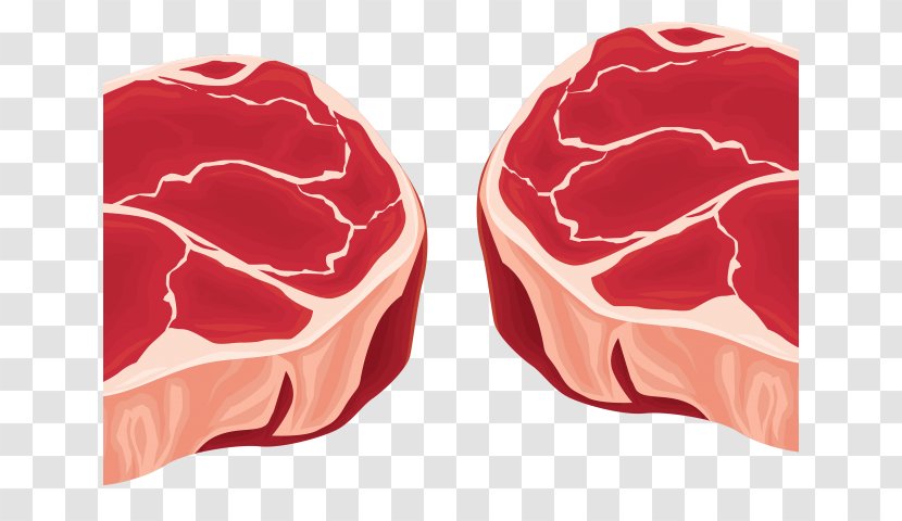 Beefsteak Clip Art Roasting Meat - Dairy Stamp Transparent PNG