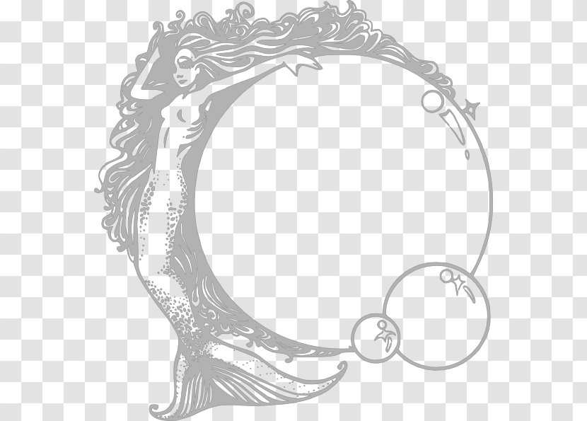 Mermaid Drawing Clip Art - Point - How To Draw Tails Transparent PNG