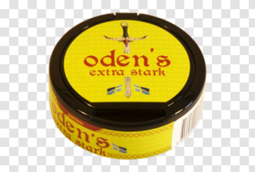 Snus Oden's Chewing Tobacco Yellow - Snusbolagetse - Norway Switzerland Transparent PNG