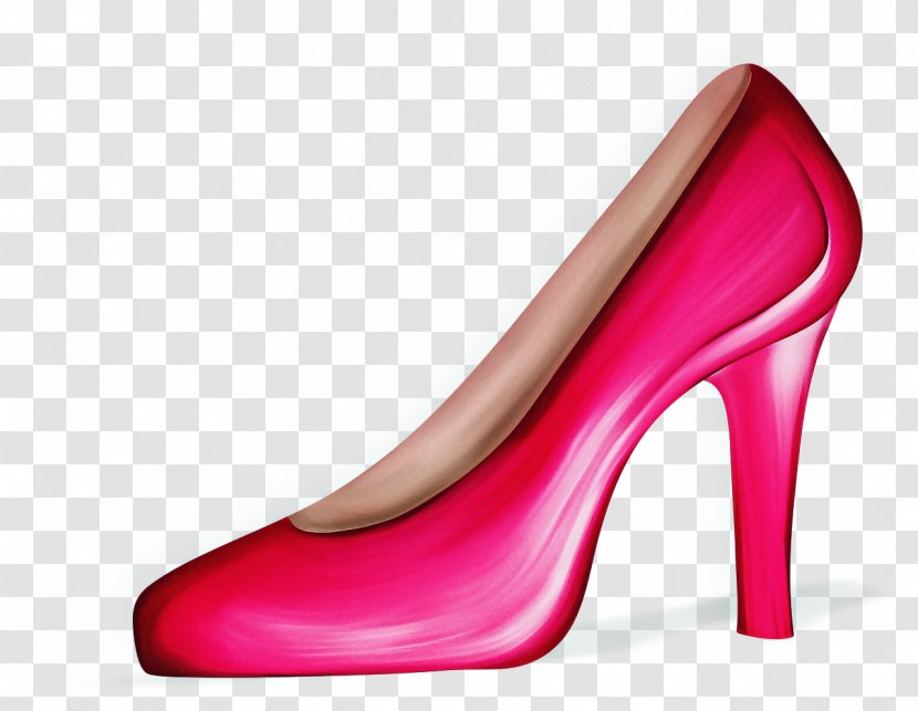 Shoes Cartoon - Bridal Shoe - Magenta Transparent PNG