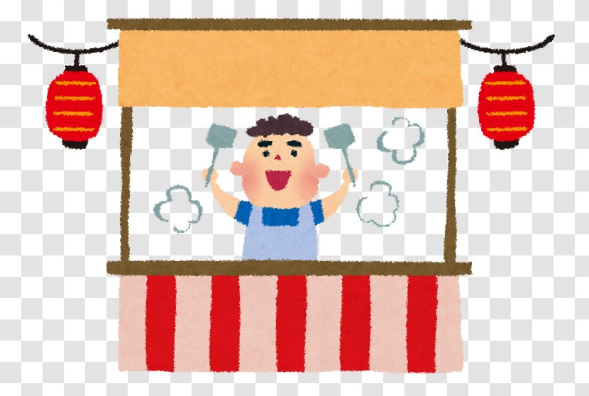 Festival Market Stall 夏祭り Illustration Fireworks - Red - Cloth Transparent PNG