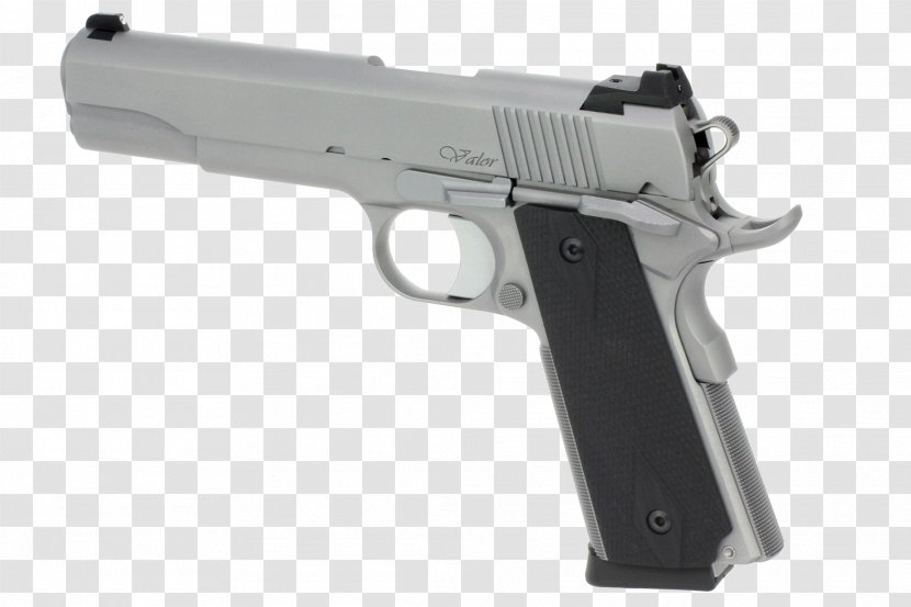 SIG Sauer 1911 .45 ACP Stainless Steel M1911 Pistol - Gun - Shot Transparent PNG