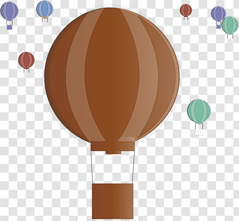 Hot Air Balloon Floating Transparent PNG