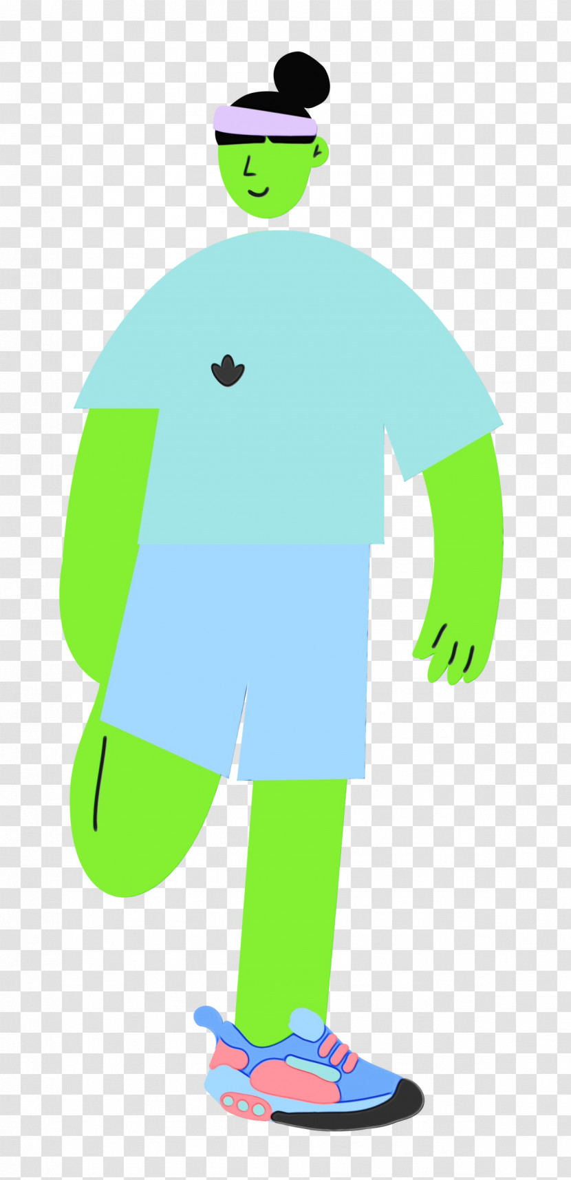 Cartoon Character Outerwear / M Green Headgear Transparent PNG