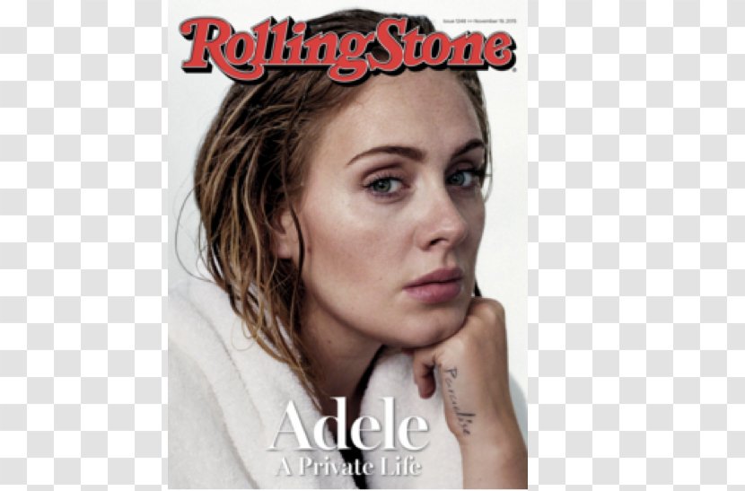 Adele The Cover Of Rolling Stone Magazine 0 - Watercolor Transparent PNG