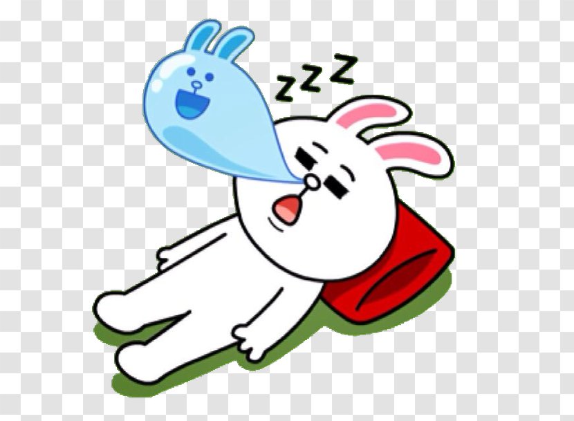 Sticker Line Friends Decal Sleep Transparent PNG