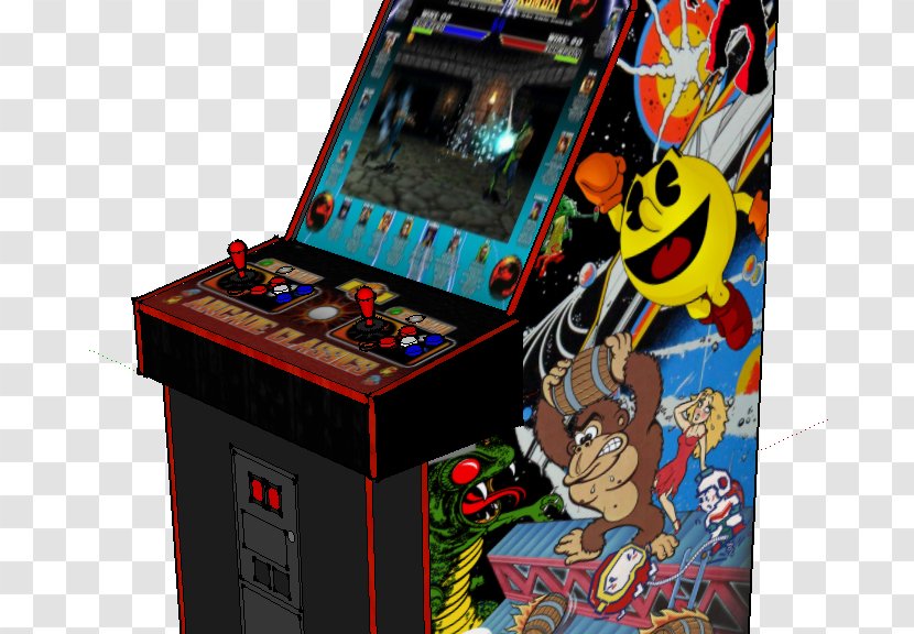 Arcade Cabinet Galaga Ms. Pac-Man Game Bad Dudes Vs. DragonNinja - Classic Transparent PNG