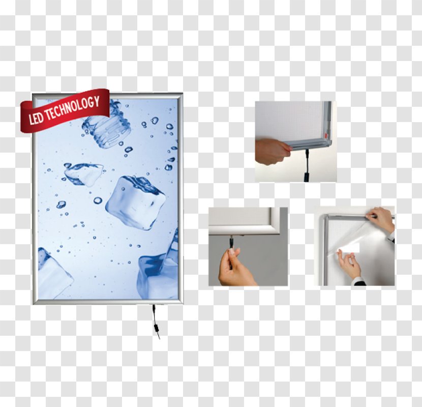 Lightbox Light-emitting Diode Display Device Picture Frames - Advertising - Shelf Talker Transparent PNG