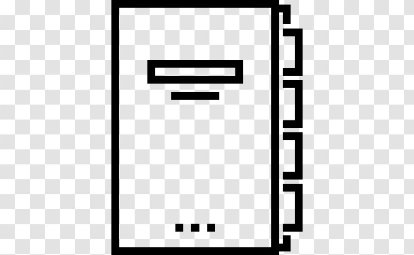 Business - Rectangle - Black And White Transparent PNG