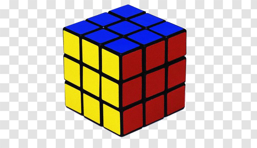 Rubik's Cube Speedcubing Puzzle Three-dimensional Space - Yellow - Cubo Transparent PNG