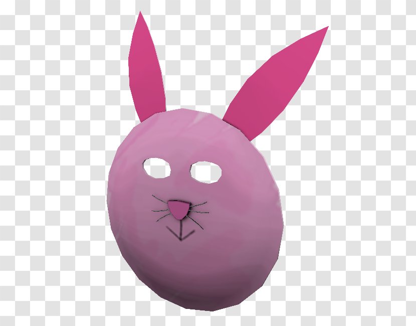 Easter Bunny Pink M RTV Snout Transparent PNG