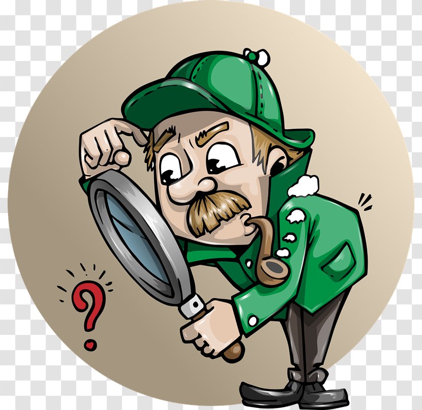 Detective Cartoon Private Investigator Clip Art - Investigation Transparent PNG