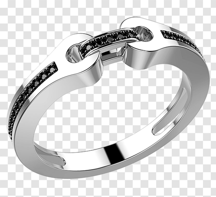 Silver Bangle Wedding Ring Product Design Jewellery - Diamond - Jewelry Store Transparent PNG