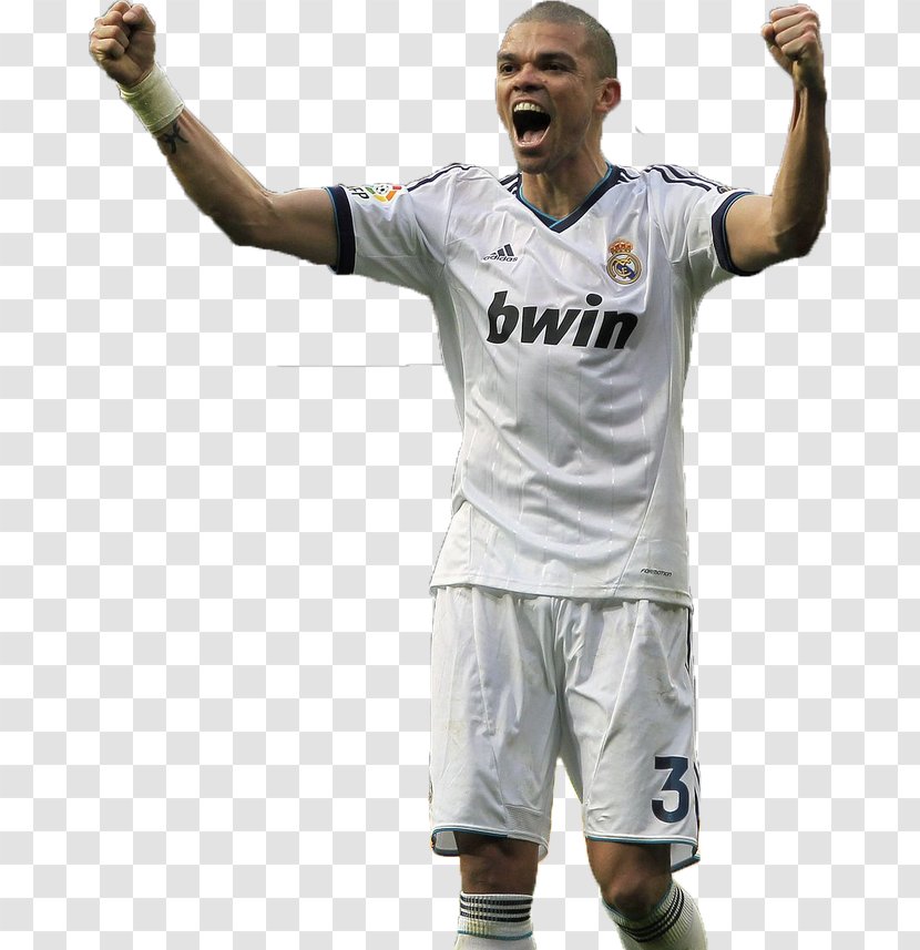 Pepe Real Madrid C.F. Jersey Soccer Player Portugal National Football Team - Sports Uniform Transparent PNG