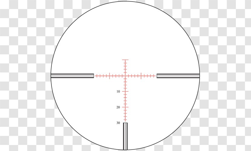Minute Of Arc Circle Angle Reticle Windage - Symmetry - Area Transparent PNG