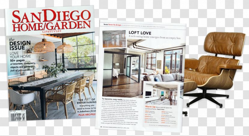 San Diego Home-Garden Lifestyles Magazine Interior Design Services House Kitchen - Advertising - Village Landscape Transparent PNG