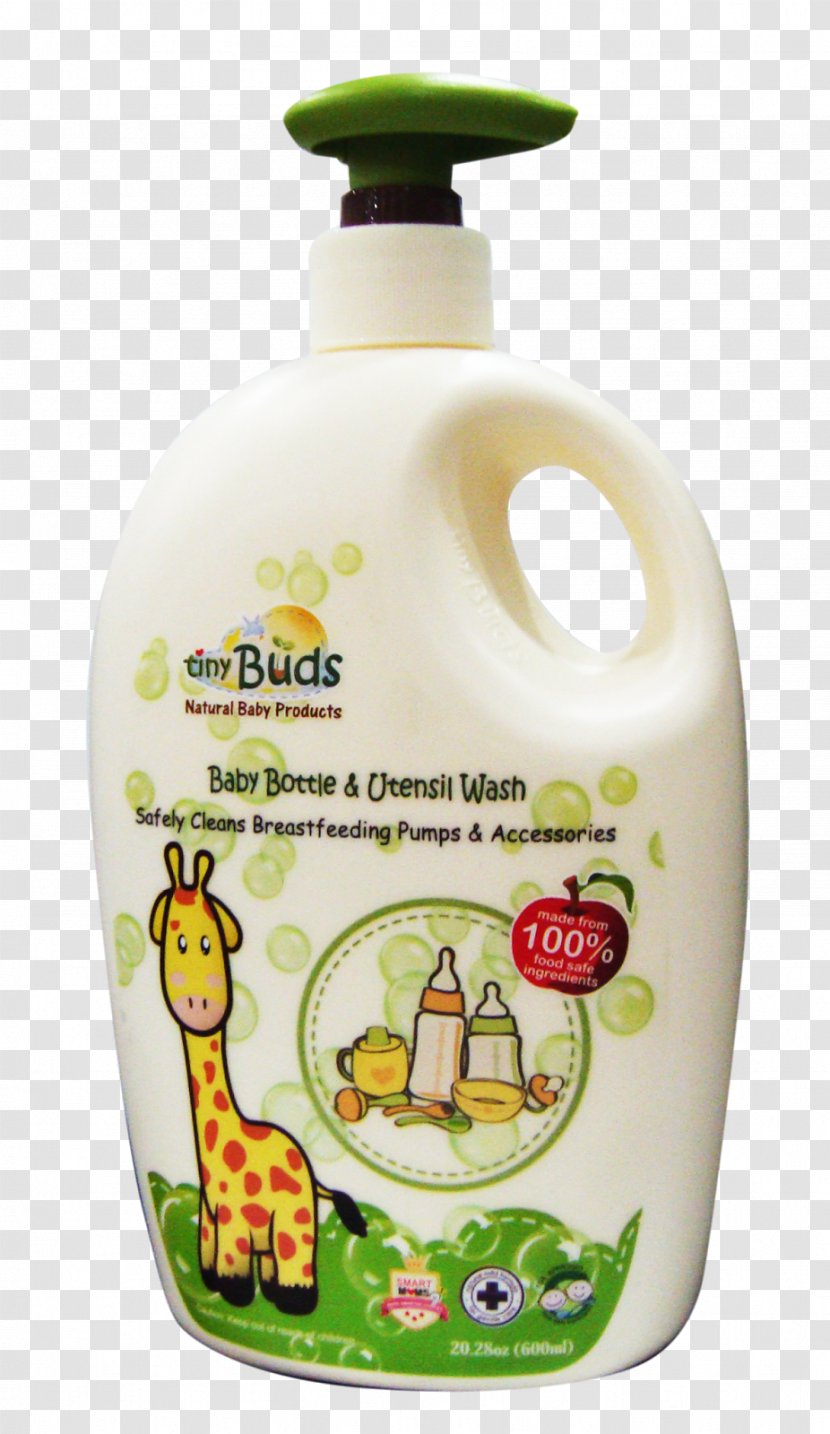 Baby Bottles Tiny Buds Natural Care Products Infant Detergent - Bottle Transparent PNG