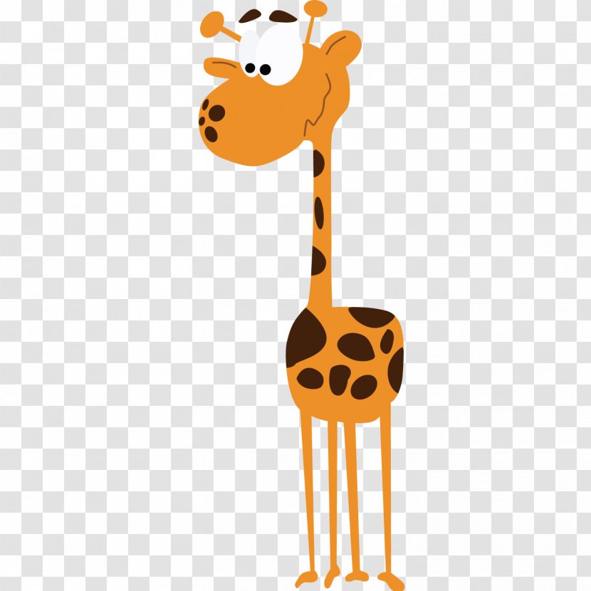 Giraffe Birthday Illustration - Giraffidae - Cute Transparent PNG