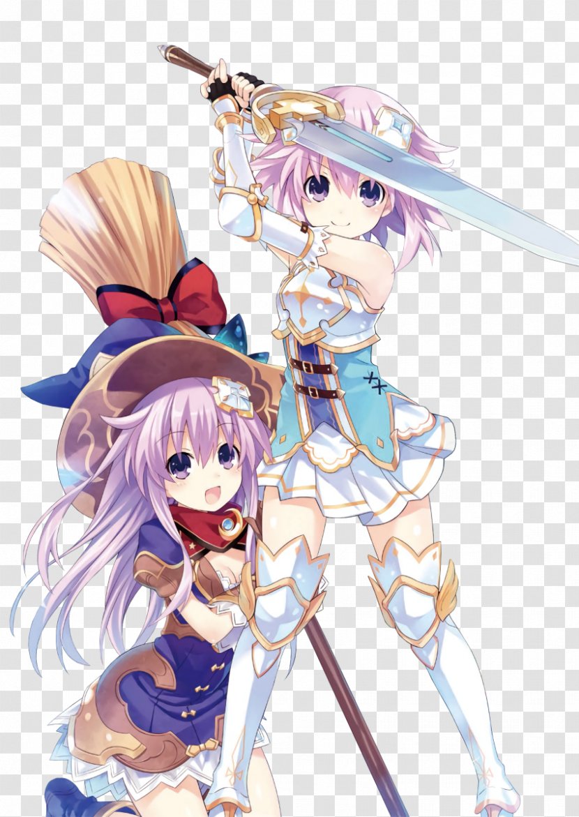 Cyberdimension Neptunia: 4 Goddesses Online Video Game Compile Heart Monster Monpiece Mugen Souls - Watercolor - Neptune God Transparent PNG